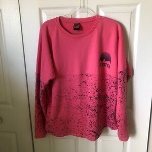 Pink and Black St. Kitts Sweatshirt Size XL